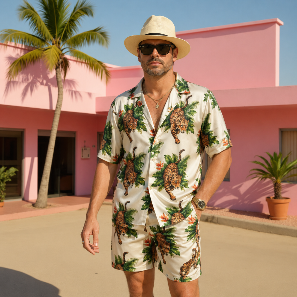 JAGUAR FAUX SILK SET